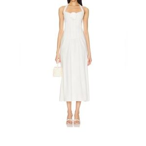 REVOLVE White Midi Dress